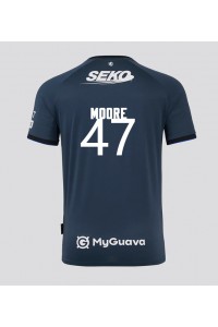 Rangers Mikey Moore #47 Jalkapallovaatteet Kolmaspaita 2025-26 Lyhythihainen